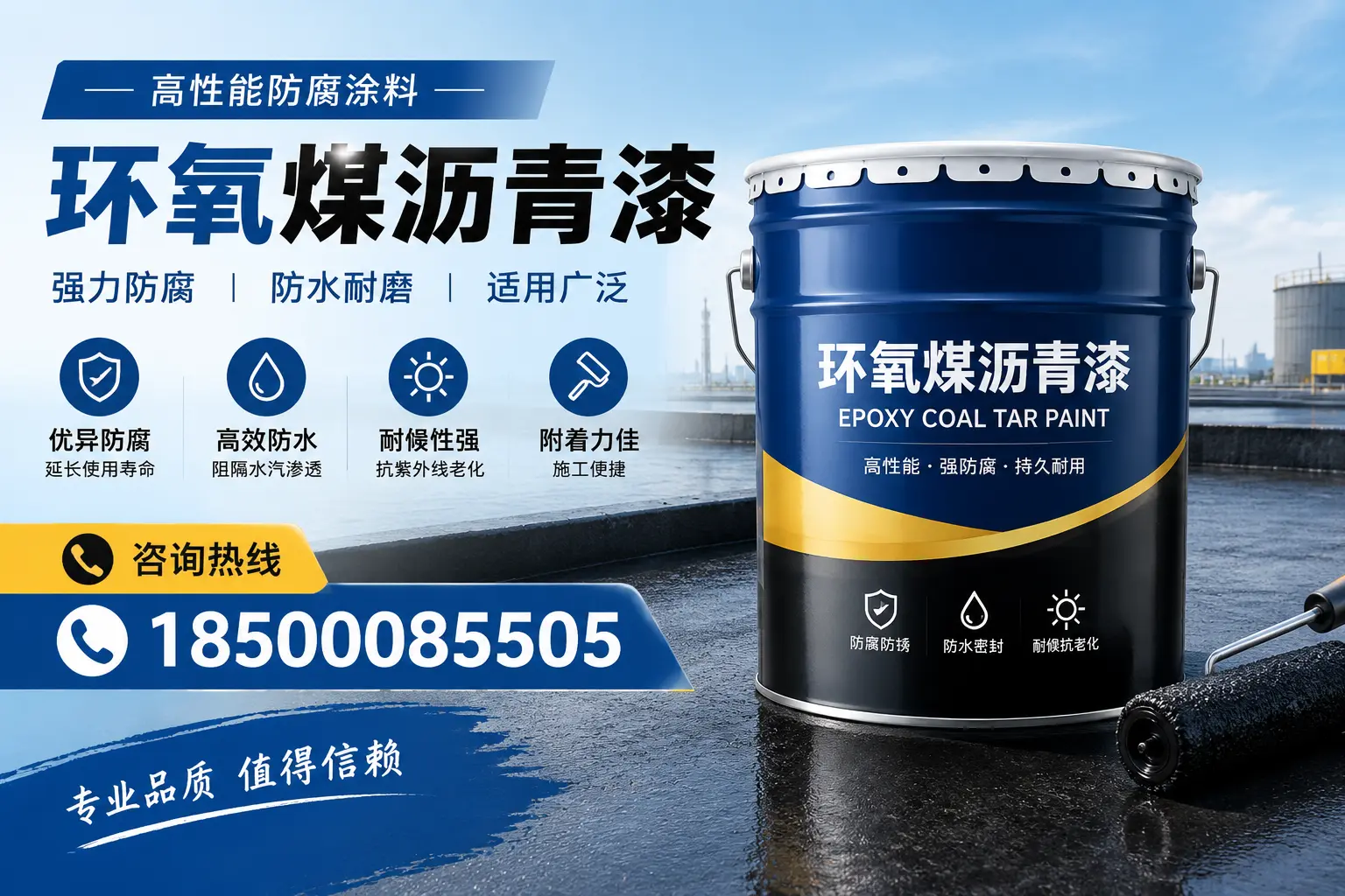 环氧煤沥青漆的主要成分与功能，德州用户深度了解
