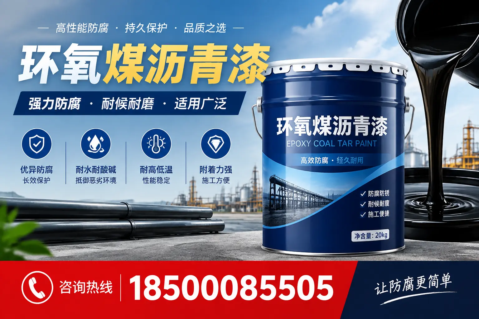 环氧煤沥青漆在不同气候条件下的表现分析，德州适用性